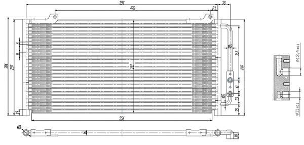 Condenseur, climatisation PowerMax 7110377
