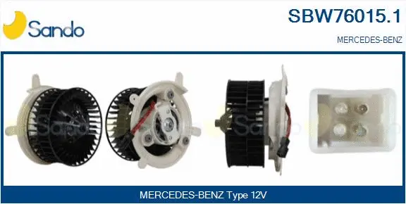 Pulseur d'air habitacle SANDO SBW76015.1