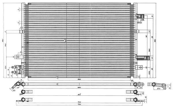Condenseur, climatisation PowerMax 7110126