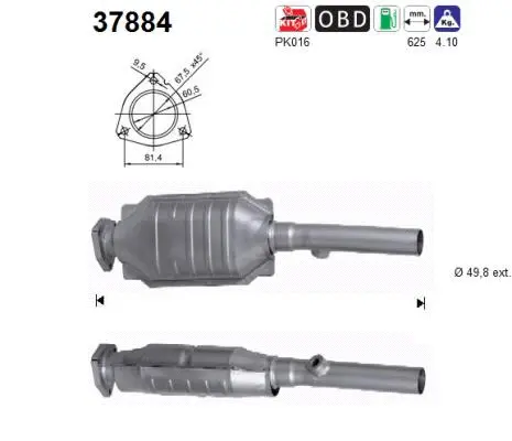 Catalyseur AS 37884