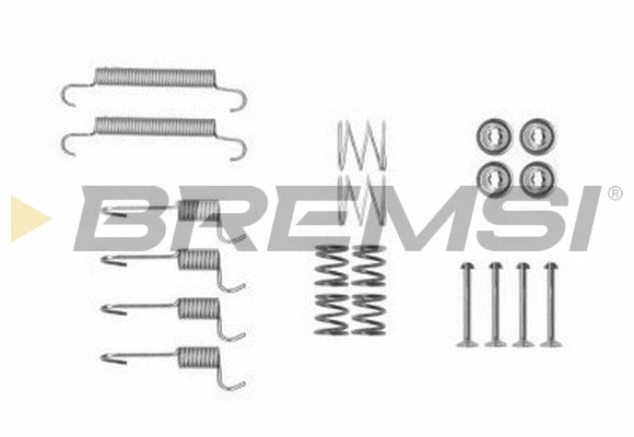 Kit d'accessoires, mâchoire de frein BREMSI SK0008