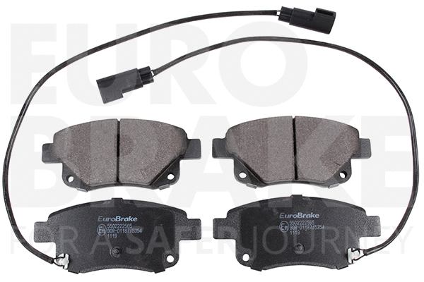 Kit de plaquettes de frein, frein à disque EUROBRAKE 5502222565