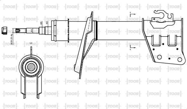 Amortisseur TOOR SG11880