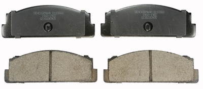 Kit de plaquettes de frein, frein à disque DENCKERMANN B110868