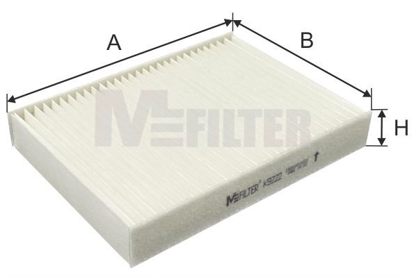 Filtre, air de l'habitacle MFILTER K 9222