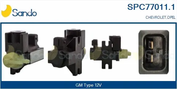 Transmetteur de pression, contrôle des gaz d'échappement SANDO SPC77011.1