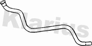 Tuyau d'échappement KLARIUS 142781