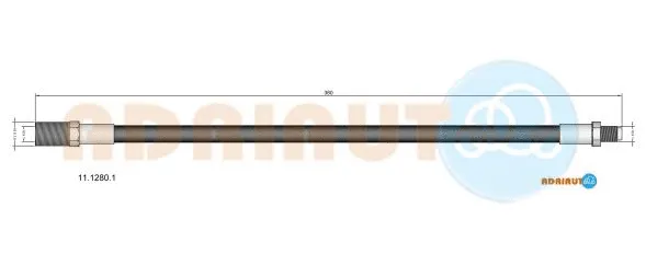 Flexible de frein ADRIAUTO 11.1280.1