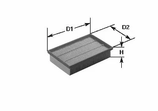 Filtre à air CLEAN FILTERS MA1372