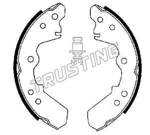 Jeu de mâchoires de frein TRUSTING 047.358