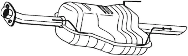 Silencieux arrière BOSAL 185-155