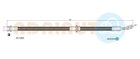 Flexible de frein ADRIAUTO 33.1263