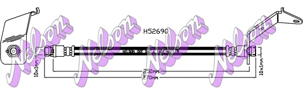 Flexible de frein KAWE H5269Q