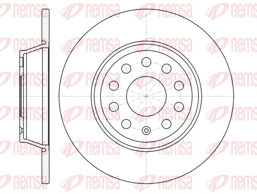 Disque de frein REMSA 6973.00