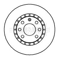 Disque de frein BORG & BECK BBD4904