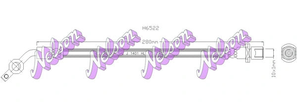 Flexible de frein KAWE H6522