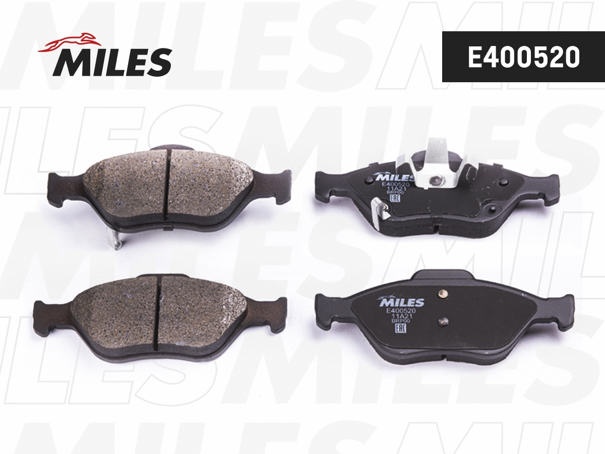 Kit de plaquettes de frein, frein à disque MILES E400520