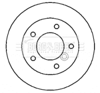 Disque de frein BORG & BECK BBD4370