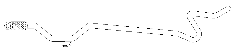 Tuyau d'échappement Vellerand 15220