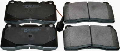 Kit de plaquettes de frein, frein à disque DENCKERMANN B111035