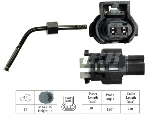 Capteur, température des gaz LEMARK LXT352