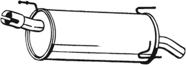 Silencieux arrière BOSAL 185-969