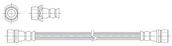 Flexible de frein Technika 44191