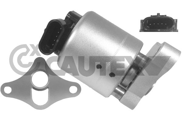 Vanne EGR, commande des gaz d'échappement CAUTEX 960016