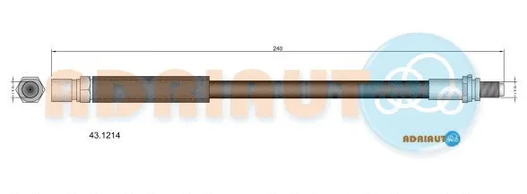 Flexible de frein ADRIAUTO 43.1214