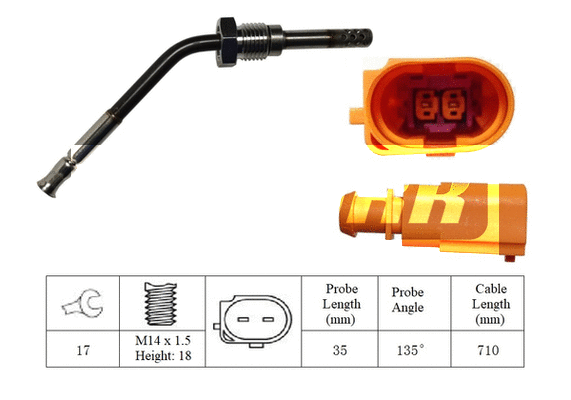 Capteur, température des gaz LEMARK LXT307