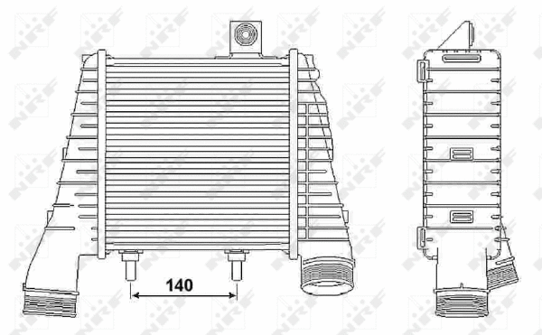 Refroidisseur d'air de suralimentation WILMINK GROUP WG1723803