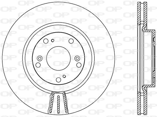Disque de frein OPEN PARTS BDR2473.20