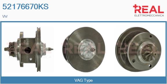 Groupe carter, turbocompresseur REAL 52176670KS