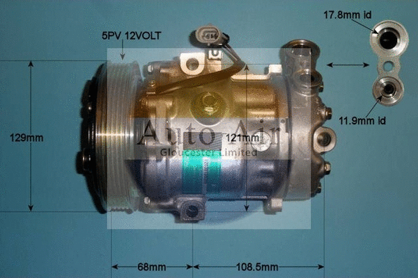 Compresseur, climatisation AUTO AIR GLOUCESTER 14-9717
