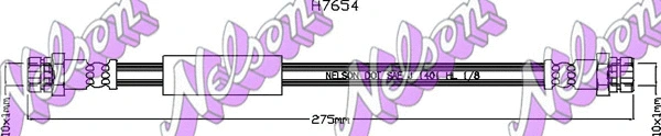 Flexible de frein KAWE H7654