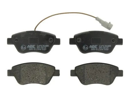 Kit de plaquettes de frein, frein à disque ABE C1F036ABE