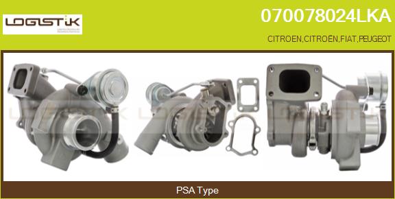 Turbocompresseur, suralimentation LGK 070078024LKA