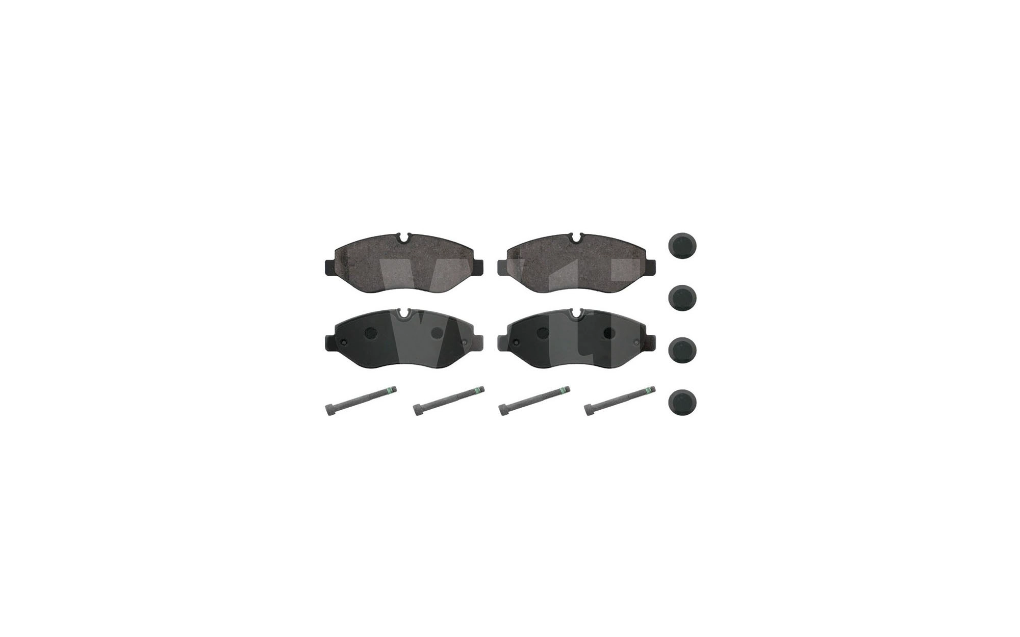 Kit de plaquettes de frein, frein à disque Wti Automotive K711183