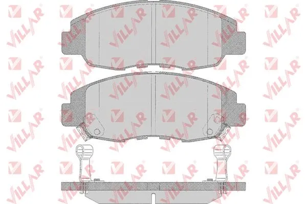 Kit de plaquettes de frein, frein à disque VILLAR 626.0641