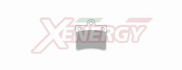 Kit de plaquettes de frein, frein à disque AP XENERGY X40669