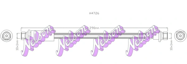 Flexible de frein KAWE H4726