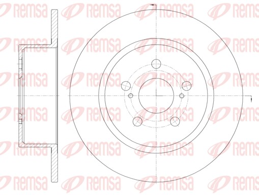Disque de frein REMSA 6878.00