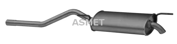 Silencieux arrière ASMET 03.074