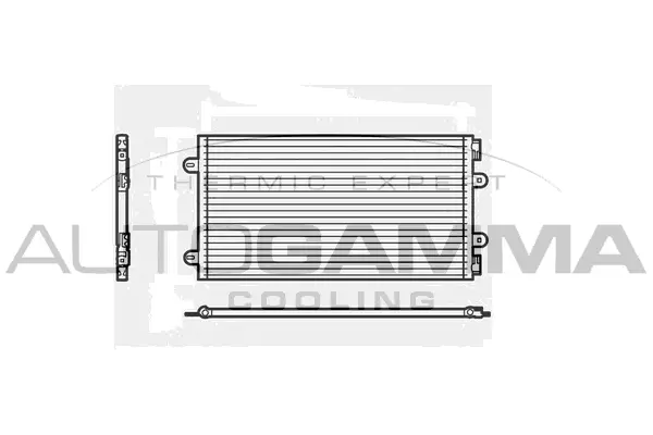 Condenseur, climatisation AUTOGAMMA 102642