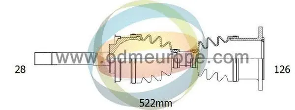Arbre de transmission 4X4 ESTANFI EST-18-063040