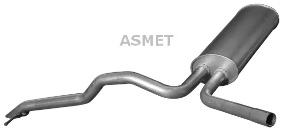 Silencieux arrière ASMET 10.122