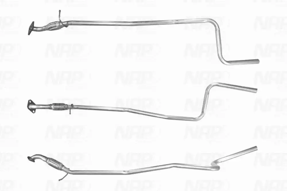 Tuyau d'échappement NAP carPARTS GmbH CAC10611