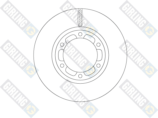 Disque de frein GIRLING 6066405