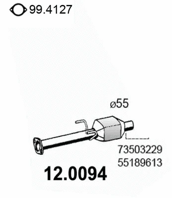 Catalyseur ASSO 12.0094