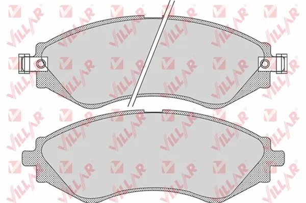 Kit de plaquettes de frein, frein à disque VILLAR 626.0729